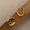 Women's Circle Earrings French Style High Sense Of Korean Temperament