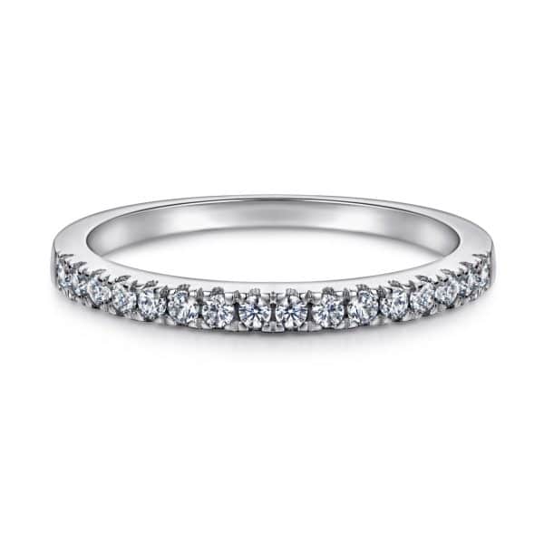 S925 Sterling Silver Niche Stacked Ring Women's Personality