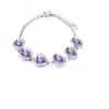 High-end Fashion Peach Heart Crystal Bracelet
