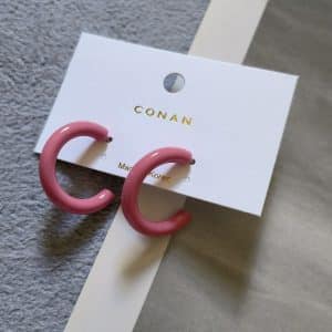 Women's Temperament Solid Color Oil Drop Earrings