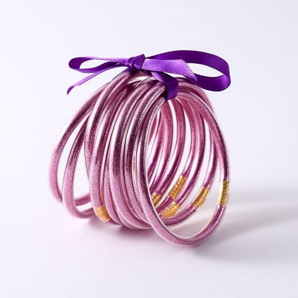 Colorful Silicon Ribbon Bow Bracelet