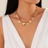 Clavicle Heart-shaped Metal Fashion Women's Necklace