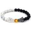 Jewelry Fashion Simple Volcanic Stone White Turquoise