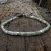 Natural Stone 42 Spacer Glitter Stone Crystal Adjustable Bracelet