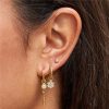 Fashion Ins Style Flower Earrings 3-piece Combination Set