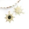SUNFLOWER Alloy Drop Oil Small Pendant Creative Diy Bracelet Keychain Earrings Pendant