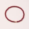 Tigereye Small Fish Pendant Handmade Beaded Bracelet