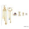 Cloud Tassel Earrings Set Ins Style Temperament Geometric