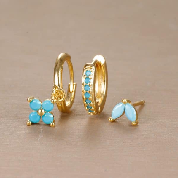 Fashion Ins Geometric Earring Set