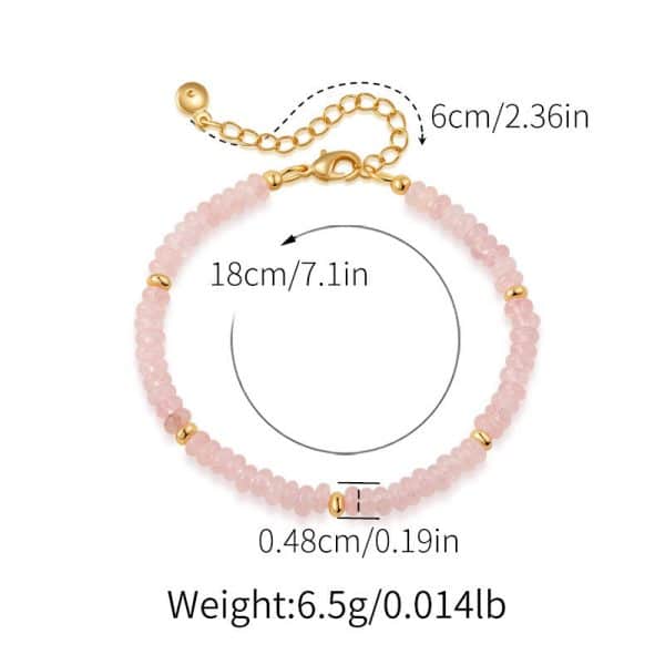 Women's All-match Crystal Beaded Design Bracelet
