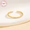 Summer Beach Thin Open Women's Adjustable Toe Ring