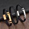 European And American Popular Simplicity Men's Weaving Leather Bracelet
