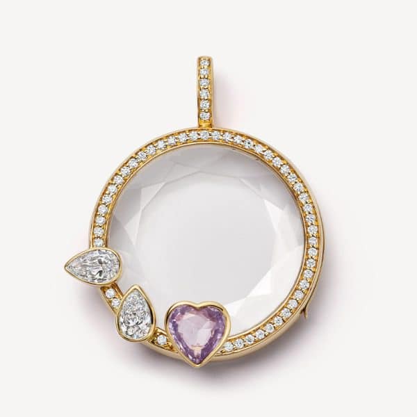 Retro Personalized Photo Box Pendant Items Can Be Opened Transparent Necklace