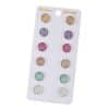 Diamond Stud Earrings 6 Pairs Combination Set Cycle Stud Earrings High-end Fashion Hot Selling Ear Rings