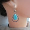 925 Turquoise Drop Earrings