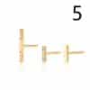 Women's Fashion Irregular Geometric Diamond Earrings Set