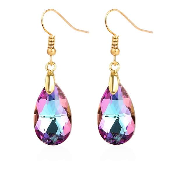 Women's Stylish Water Drop Crystal Earrings