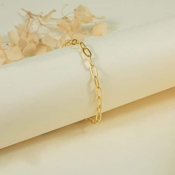 Women's Fashion Hollowed-out Thick Chain Bracelet