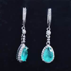 Drop Ring  Pendant Necklace Ear Stud