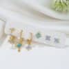 Earrings Set Korean Style Elegant Six Pieces Ornament Cute Sweet Girly Temperamental Gentle