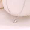 18k Gold Titanium Steel Necklace With 26 English Letters