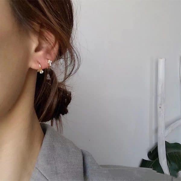 Women's Elegance Simple Geometric Earrings Set