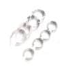 Boho Fashion Creative C-shaped Stud Earrings Set