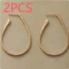 Circle Simple And Stylish Earrings Minority All-match Ear Ring