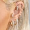 Women's Retro Gorgeous Diamond Earrings Set
