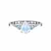 Women's Stylish Simple And Versatile Moonstone Ring