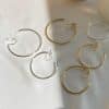 Women's Temperament Circle Mosquito Coil Ear Clip To Show Thinness