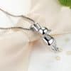 Cute Cat Jewelry Set - Ring - Ear Rings - Necklace