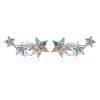 Five Point Star Set Zircon Earrings