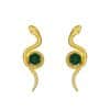 Women's Temperamental Vintage Diamond-set Snake Earrings