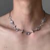 Asterism Bubble Irregular Metal Cold Style Hip Hop Men And Women Clavicle Chain