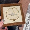 Women's Fashion Gradient Cateye Necklace Bracelet