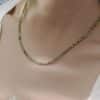 Vintage Green Beaded Zircon Necklace