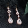 Elegant Long Style Drop AAA Zircon Earrings