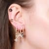 Ladies Fashion Molan Zircon Earrings Set