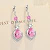 Temperament Water Drop Mid-length Earrings For Women