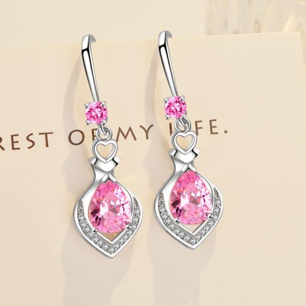 Temperament Water Drop Mid-length Earrings For Women
