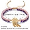 Double stone bead bracelet