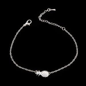 Alloy Pineapple Bracelet Trendy Cute