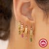 Cassidy Diamond Hoops