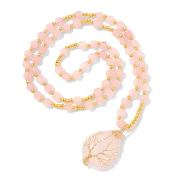 Stone Pendant Elastic String Men's And Women's Necklaces Seaside Beach Style