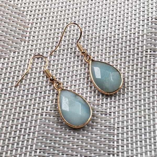 Vintage Natural Crystal Drop Earrings