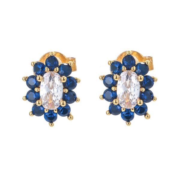 Women's Fashion Simple Micro-set Zirconia Earbone Studs
