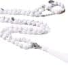 108 PCs 8mm Handmade Knotted Beaded Necklace