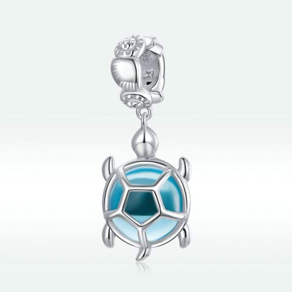 Yinziyun Original Oil Drop Blue Starfish Pearl Pendant