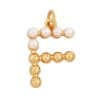 Popular Accessories Pearl Zircon Letter Pendant